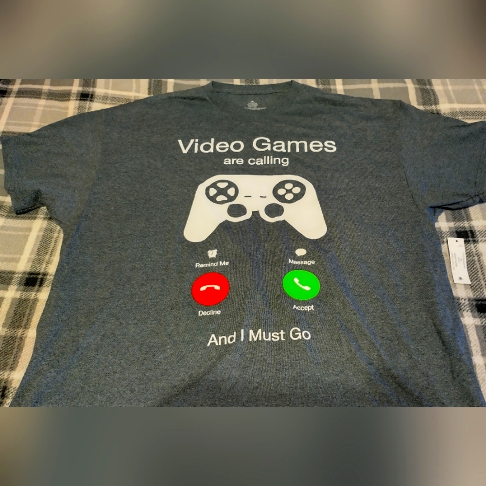 Video Gamer Tee Shirt Size XXL